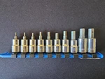 Matco #10 Piece 3/8 Metric Hex Bit Socket Driver Set, #SBXYM10R. Fixed Price $160.00.
