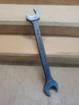 Snap On 3/8"-7/16" Sae Industrial Finish Double Open End Wrench S1214B Underline. Fixed Price $13.95.