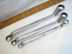 3 Snap-on Deep Offset Box End Wrench 1/2 7/8" 12-PT XO1618 XO2428 Sae. Fixed Price $119.99.