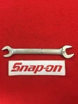 Snap-on Tools Usa 11MM & 13MM Metric Double Open End Chrome Wrench VOM1113 (C3). Fixed Price $19.95.
