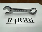 Snap-on Tools Usa New 15MM Metric 12PT Midget Length Chrome Combo Wrench OXIM15B. Fixed Price $59.95.