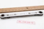 Snap-on R810SA 1/4" 5/16" Point Sae Chrome Ratcheting Box End Wrench Usa. Fixed Price $19.99.
