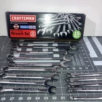 New Sears Craftsman Usa Nos Huge 15PC Metric Combination Wrench Set 44186 9-25MM. Fixed Price $196.00.