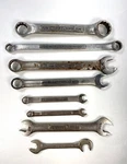 8 Various Craftsman Hand Wrenches Sae Vv, Usa Made. Fixed Price $29.99.