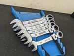 #BO792 Matco 72 Tooth Combo Stubby Flex Head Ratcheting Wrench Set S.a.e. Fixed Price $129.95.