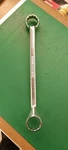 Vintage Bedford Ring Spanner 7/8"W BS/1" 1/8". Fixed Price $27.05.