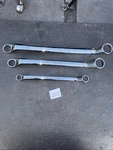 3PC Sears Craftsman Usa Nos Full Polish Sae Deep Offset Wrench 44320 44318. Fixed Price $55.00.