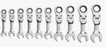 Gearwrench 10 Pc. 12 Pt. Stubby Flex Head Ratcheting Combination Solid Black. Fixed Price $185.25.