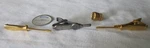 Vtg. 4 Snap-on-tools Silver Torque Wrench 2 Gold Tone Screwdrivers Tie Clasp Pin. Fixed Price $14.95.