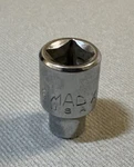 Mac Tools Usa X106R 5/16" Sae Shallow Socket 3/8" Drive Point Chrome Finish. Fixed Price $14.00.