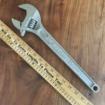 Craftsman 15 Inch (380MM) No. 44662 Adjustable Wrench Made Usa. Fixed Price $67.49.