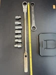 Snap-on S9834 Torque Adapter 7/8 Pass Through Alignment Ratchet Socket Set. Fixed Price $140.00.