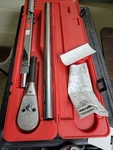 Snap-on TQR600C Torque Wrench 200-600 Lbs Used. Fixed Price $450.00.