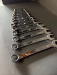 Mac Tools 6-19MM 14-PC. Metric 12-PT. Combination Wrench Complete Set Nice!. Fixed Price $299.99.