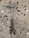 1940S Vintage * Blue-point Supreme 19/32" & 11/16" Open End Wrench S-1922 Usa. Fixed Price $15.00.