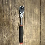 Snap-on FHF936A Flex-head 3/8 Ratcheting Wrench Black Red Silver Steel Sae. Fixed Price $107.50.