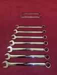 Snap-on 9PC 12PT Sae Standard Flank Drive Combination Wrench Set 3/8"-1" OEX711B. Fixed Price $289.99.