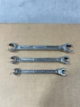 Snap-on Double End Flare Nut Line Wrenches Rxh 1214S 1618S 2426S. Fixed Price $45.00.