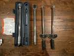 Lot X4 Torque 1/2: Drive Wrenches 0-150FT Lbs! Wilmar Beam W-3001C Click Case. Fixed Price $35.00.
