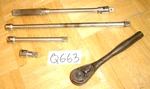 Cornwell Tools 5 Piece 3/8 Drive Ratchet + Extensions & 9 Inch Breaker Bar. Fixed Price $115.00.