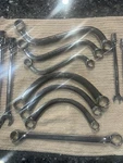 Snap On Wrenches ,please See Pictures For Sizes. They All Have Initials Pm. Fixed Price $175.00.