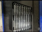 Snap-on SOEXLM710B 10PC Metric Combination Wrench Set Steel Chrome Finish. Fixed Price $240.00.