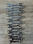 Sk Tools 15 Piece 10-24MM Wrench Metric Combo Lot Short Stubby 12PT Offset. Fixed Price $289.95.