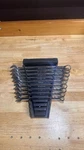 Snap-on OEXLM710B 9PCS 12-POINT Metric Flank Drive Long Combination Wrench Set. Fixed Price $318.00.