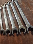 Snap On Tools Standard Line Wrench Set 5 Piece Usa Made. Fixed Price $150.00.