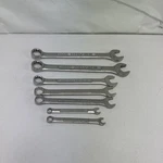 Vintage Usa Craftsman Va Series Metric Sae Combination Wrench Lot Of 7. Fixed Price $49.80.