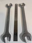 Vintage Jumbo Blue-point Supreme Open End Large Wrench Set , " To 1-1/8. Fixed Price $110.00.