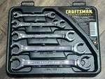 New Craftsman Professional Usa 5 Piece Flare Nut Wrench Set 9-42012 Polished. Fixed Price $74.00.