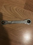 Ratchet Wrench Blue Point 9/16 X 1/2 RBZ1618. Fixed Price $15.00.