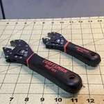 Craftsman Usa 2PC Reflex 45781 & 45782 Adjustable Wrench Set W/ Cushion Grips. Fixed Price $36.78.