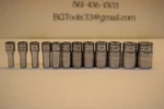 Snap-on 112TMMSY 12PC 1/4" Drive 6-POINT Flank Semi-deep Metric Socket Set. Fixed Price $178.50.