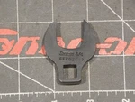 Snap On Industrial 3/8" Drive Open End Crowfoot Wrench 3/4" GFCO24 1991. Fixed Price $21.84.