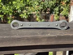 Indestro #0705 Double Box End Ratchet Wrench 5/8 3/4 Usa Old Vintage Rare. Fixed Price $7.99.