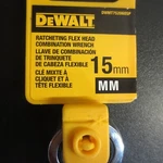 Dewalt DWMT75206OSP Combination Wrench, Metric, 15 Mm Head, 6-21/32. Fixed Price $15.99.