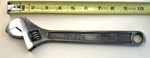 Vintage Toyota Motor 250MM Adjustable Wrench HIT87 Japan. Fixed Price $50.00.