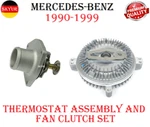 Engine Coolant Thermostat With Cooling Fan Clutch For 1990-1999 Mercedes-benz. Fixed Price $213.33.