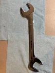 Snap-on Tools Usa New 1-11/16" Sae Way Open-end Angle Head Chrome Wrench VS54B. Fixed Price $229.95.