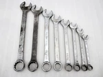 Vintage Mac Tools 8PC Sae Combination Wrenches 3/8" 13/16" Made Usa. Fixed Price $79.95.