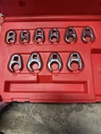 Usa Made Matco Metric Flarenut Crowfoot Set With Case. Fixed Price $135.00.