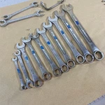 Vtg Sk Tools Usa 12 Point Combination Wrench Lot Metric & Sae 14 19MM 21,22. Fixed Price $80.74.
