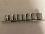 Husky 22519 19MM - 22510 10MM Metric 6PT Socket 3/8" Drive Piece Set New. Fixed Price $24.99.
