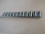 Snap On Fsm Series 3/8 Drive Metric 6 Point 11PC Socket Set. Fixed Price $110.00.