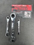 Sears Craftsman Usa Nos Rare Metric Crown Lock Ratchet Box Wrench Set 3PCS 42390. Fixed Price $49.00.