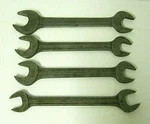 Vintage Blue-point Supreme Sae Double Open End Wrenches X4 1930'S 40'S 50'S. Fixed Price $99.95.