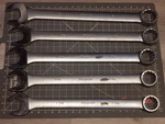 Snap On 5PC Large Wrench Set 11/16 3/4 13/16" 7/8" 2" OEX54A OEX64A 12PT. Fixed Price $1234.99.