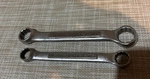 Vintage Craftsman -v-stubby Box End Wrenches 1/2 9/16 And Forged Usa. Fixed Price $20.00.